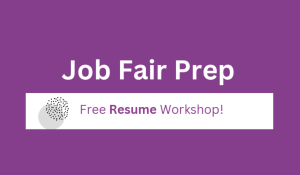 Job Fair Prep Free Resume Workshop