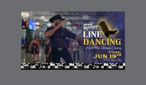 Beer Kitchen Line Dancing with the Urban Cowboy