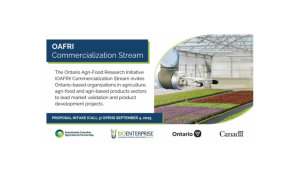 The OAFRI Commercialization Stream is Open for Intake!