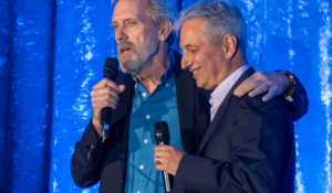 Hugh Laurie surprises TV legend David Shore's film festival gala