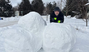 From front-yard practice to international competition: London sculptor heads north