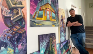 London artist vies to win $25K competition hosted by Hollywood actor