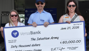 Salvation Army receives $60,000 donation for Harvest Hope campaign