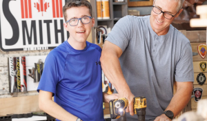 Five years after going viral, hockey stick flags help build son’s future