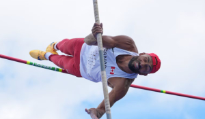 Damian Warner and Julia Tunks win silver at Commonwealth Games