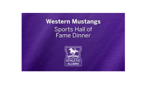 Western Mustangs Sports Hall of Fame Dinner 2026