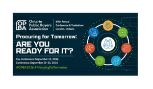 Ontario Public Buyers Association 68th Annual Conference & Tradeshow